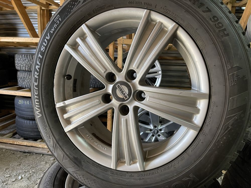 Диски Nissan Renault 5/114.3 R17 7J ET40 стан чудовий  4шт
