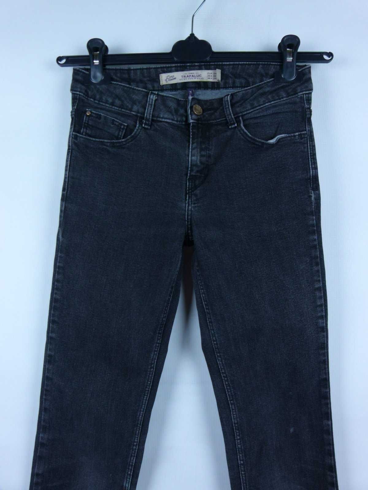 Zara spodnie dżins slim jeans / 34