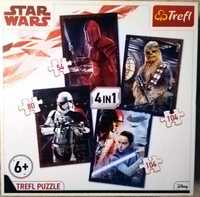 Puzzle Gwiezdne Wojny Epizod 8 Ostatni Jedi 4x układanka od Trefl