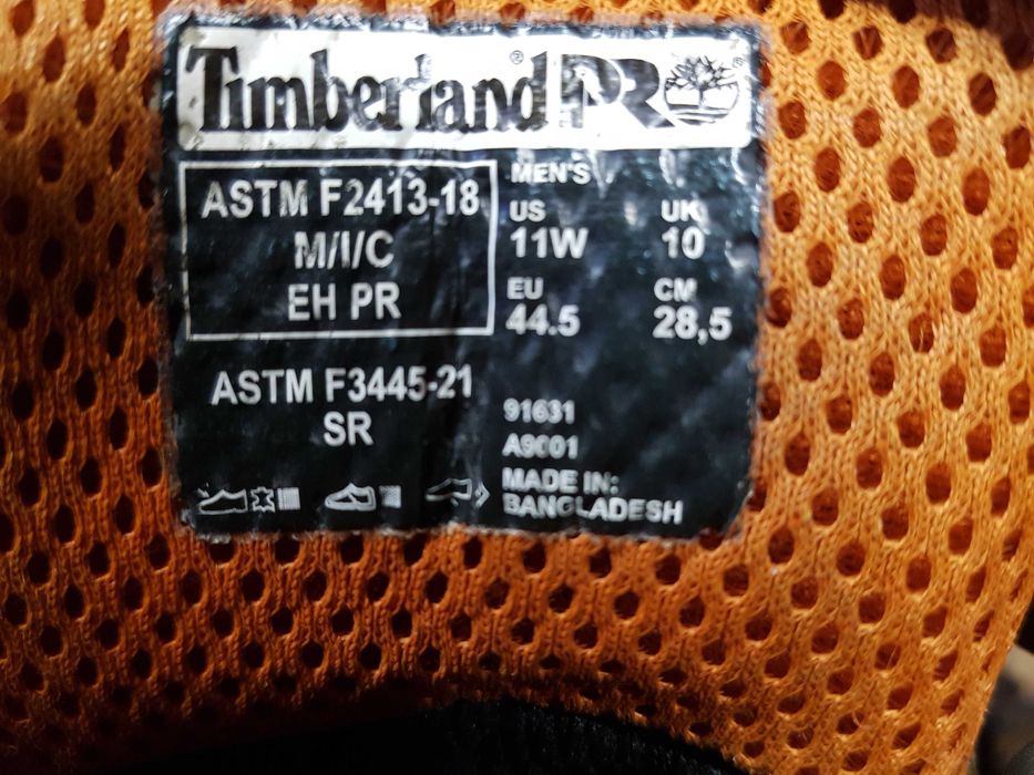 Buty robocze TIMBERLAND rozm 44,5 wkł 29,5 cm S3