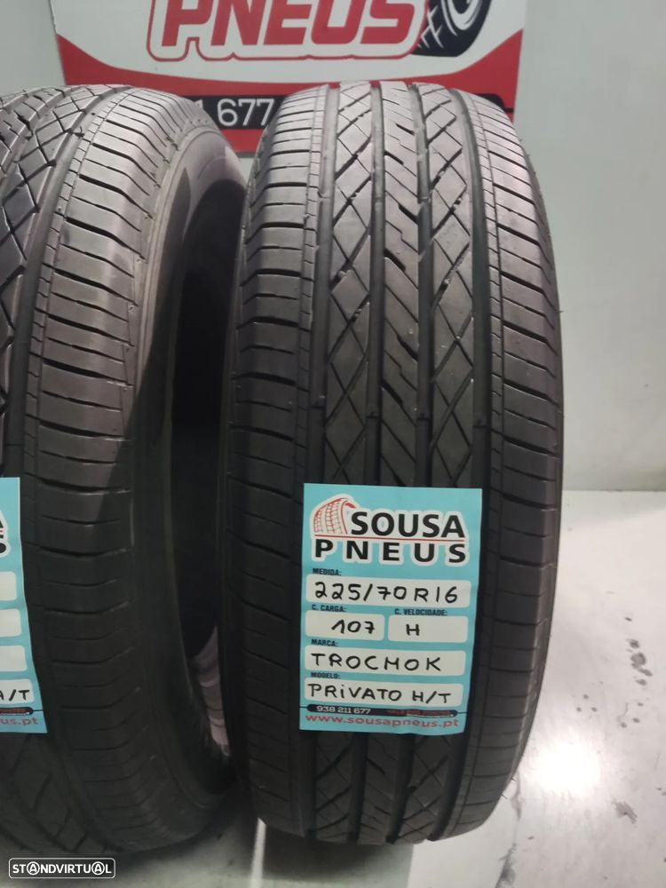 2 pneus como novos 225-70r16 oferta da entrega