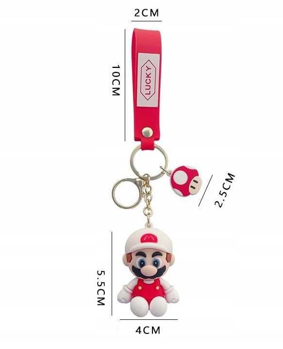 Brelok breloczek do kluczy zawieszka mario bros wys 6cm