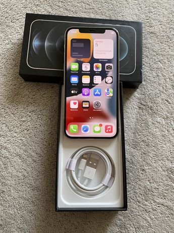 Iphone 12 pro 256 silver  100% батарея