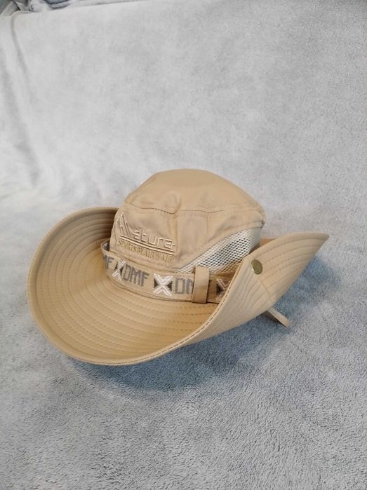 Kapelusz turystyczny trekkingowy Metura 55 - 57 cm Unisex beżowy