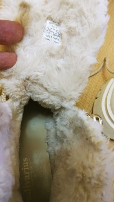 Ботинки женские зимние белые 40 размер