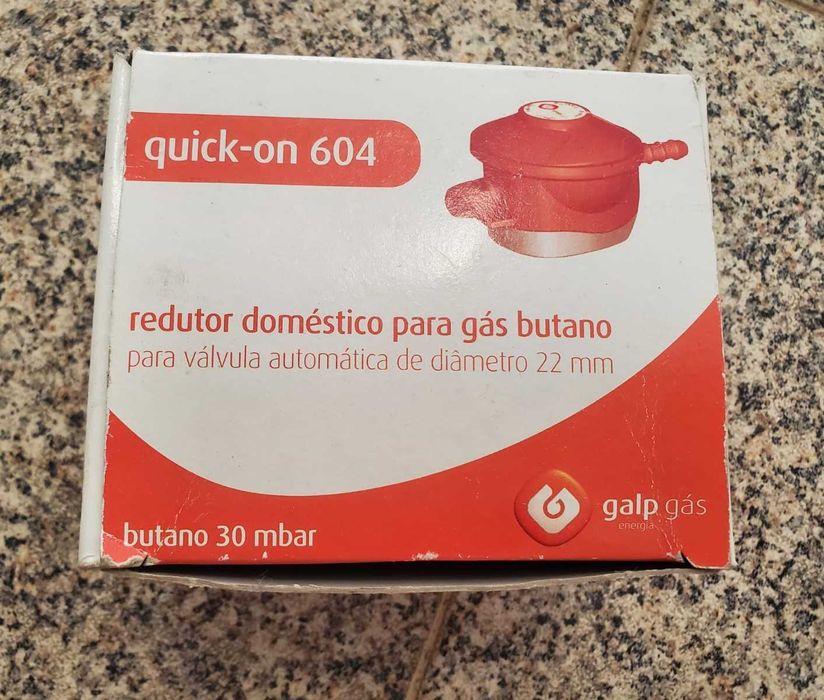 Redutor Doméstico para Gás Butano 30mbar