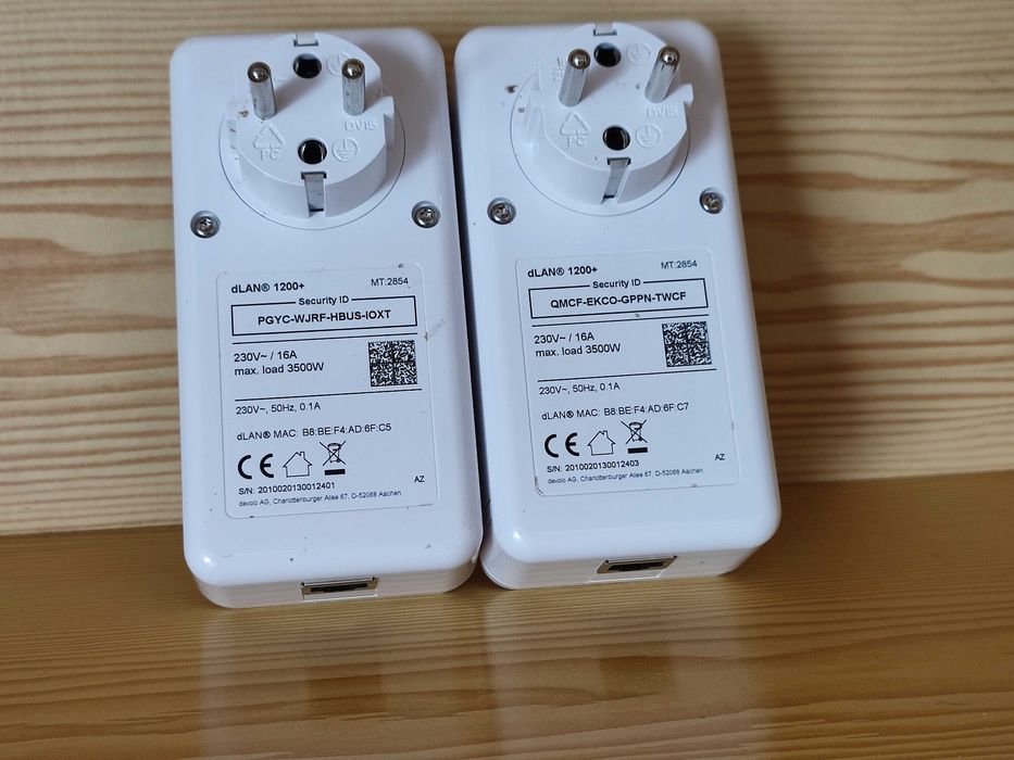 2x AV1200+ DEVOLO Powerline Repetidor CPL