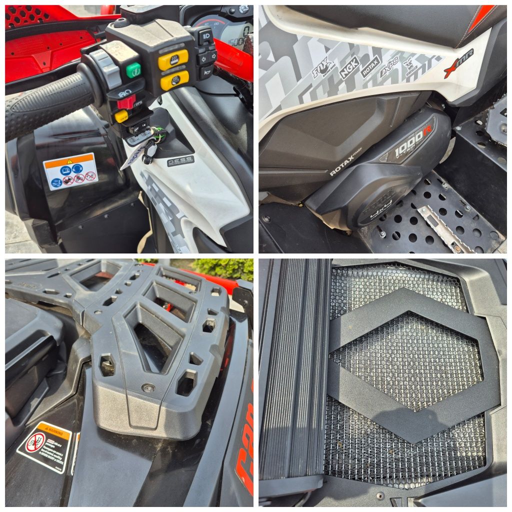 Can-Am Outlander 1000R XMR   VAT23% , 2016 r. pług, transport, Brutto