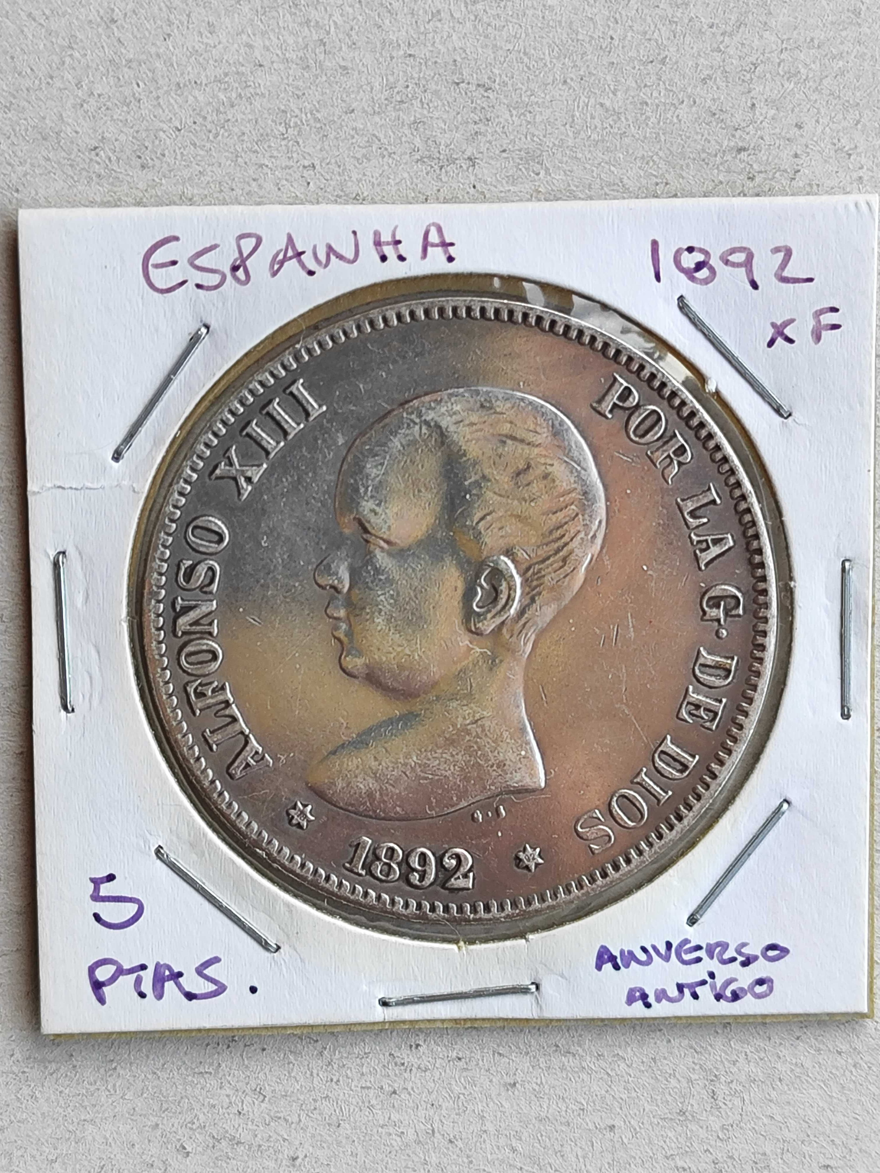 Moedas antigas de Espanha para venda individual. Desde 10€.