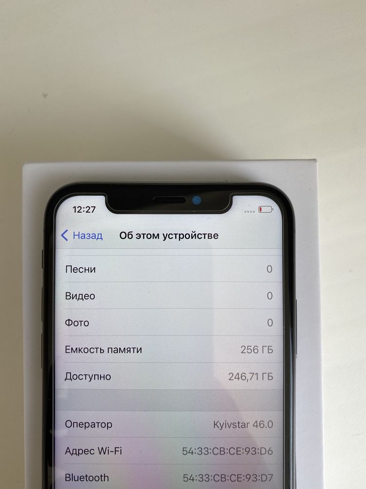 IPhone X 256 Gb Black Neverlcok