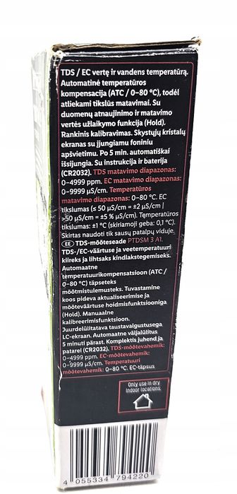 Miernik parkside ptdsm 3 a1 cyfrowy ph wody i temperatury