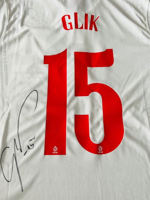 Hit! Meczowa Koszulka Reprezentacji z ME Kamil Glik z Autografem!