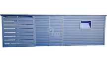Schowek Domek Ogrodowy 4,5X2,5M + Wiata 2M Drzwi Okno Dach Spad Tkd278
