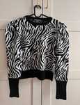 Sweter zebra S/M