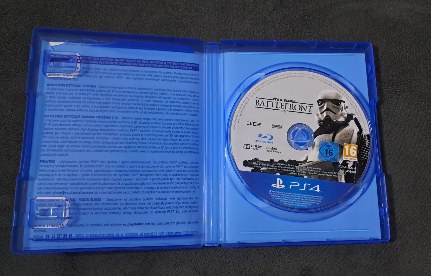 Gra konsola ps4 Star Wars Battlefront PL