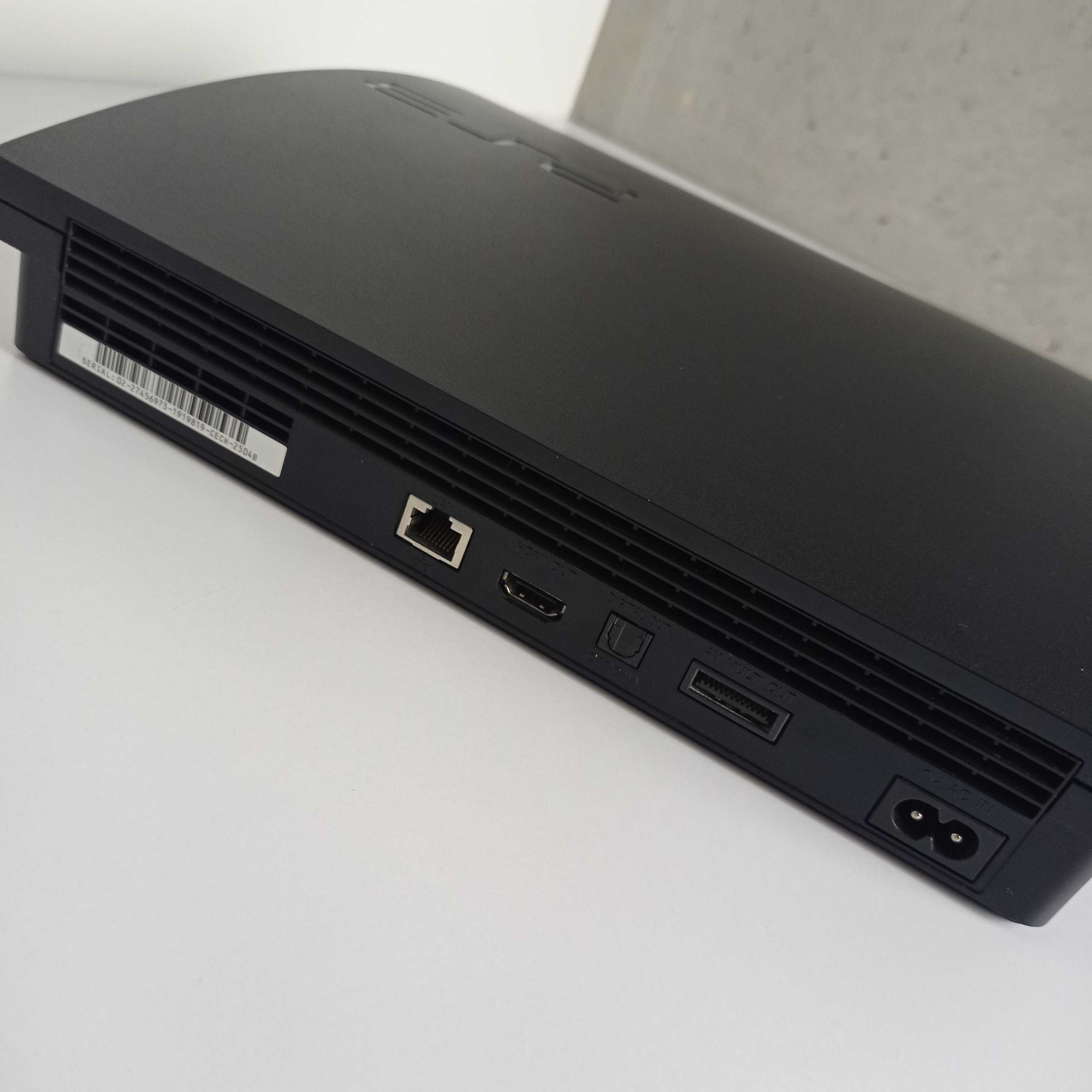 Консоль Sony PlayStation 3 Slim 120 GB Black Б/У PS3 Приставка