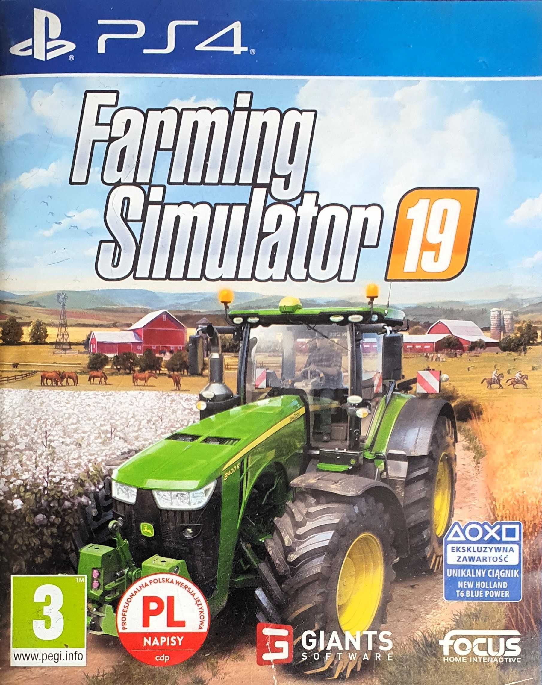FARMING SIMULATOR 19 PL Playstation 4 PS4 PS5 Sklep Multigames Kraków