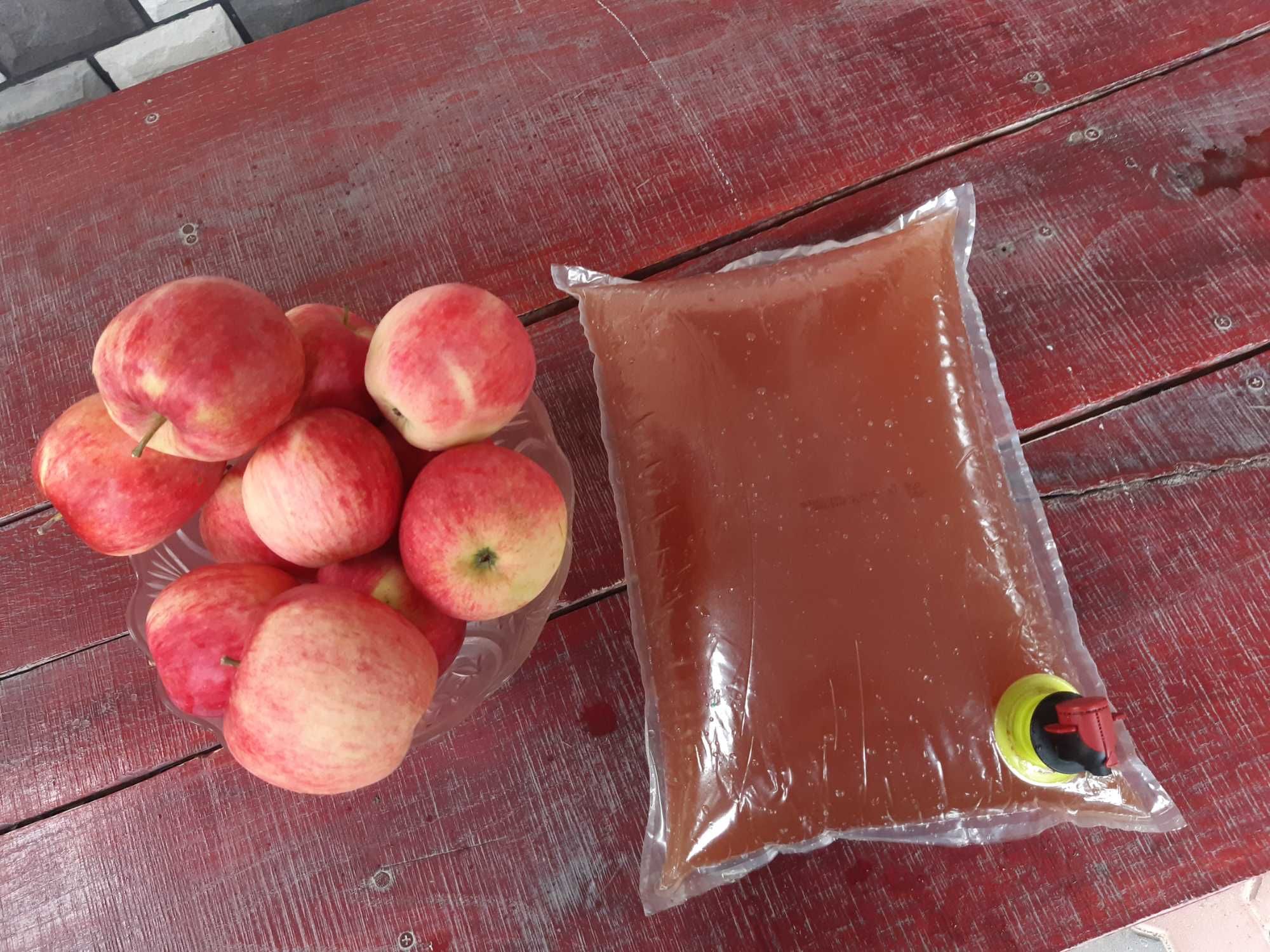 Sok jabłkowy, wiśniowy, malinowy, wielo owocowy, Tłocznia, bag in box