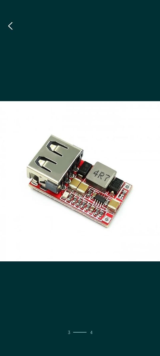 Понижуючий перетворювач напруги 24/12 V в 5 V 3 A