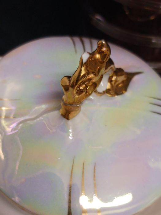 Carl Tielsch serwis kawowy opalizujacy