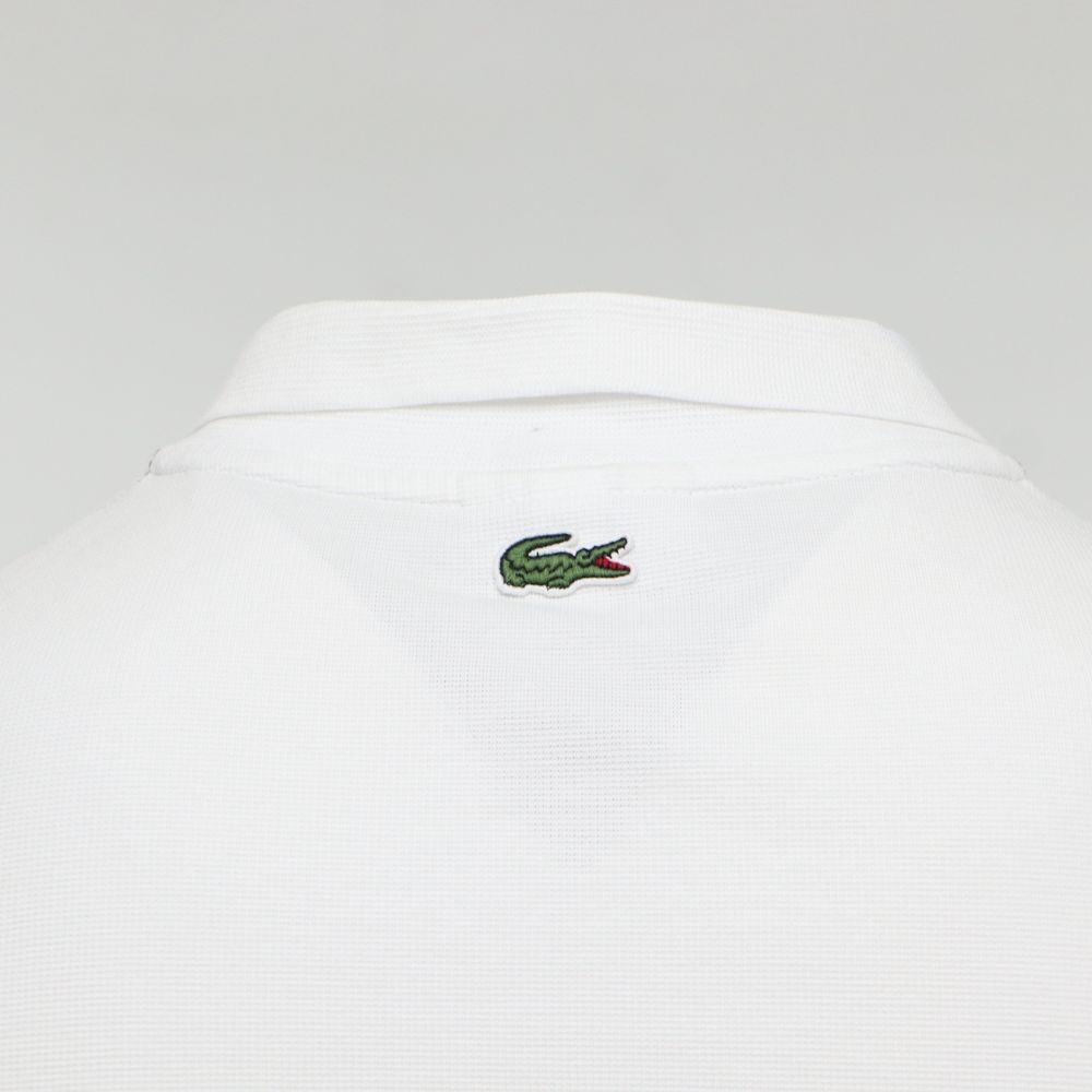 Чоловіча  білосніжна поло футболка Lacoste оригінал [  3 S-M ]