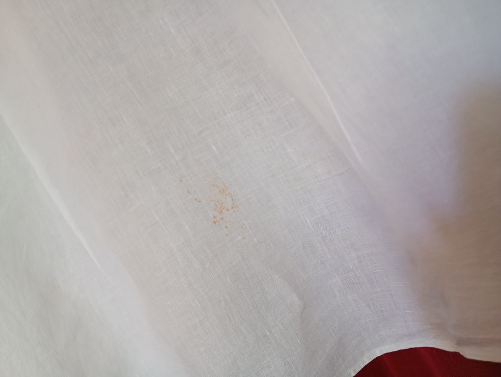 koszula męska lub unisex biała 100% lniana premium ,lato,wakacje