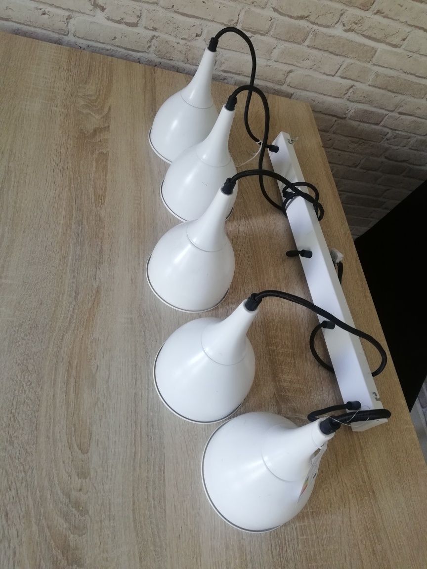 Lampa wisząca 5 kloszy