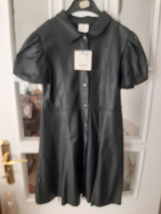 Vestido Preto em Pele