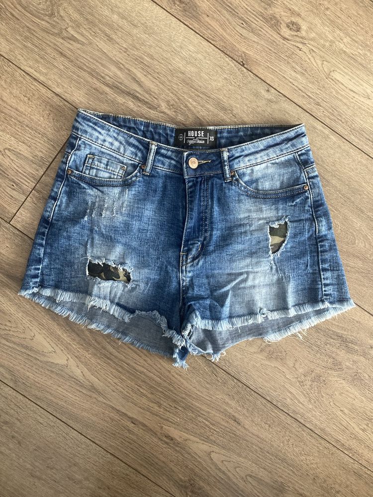 Spodenki jeansowe XS moro