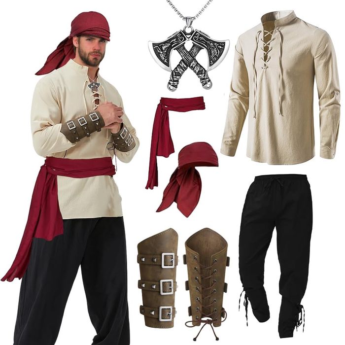 Kostium Pirata Przebranie na Halloween Pirat L