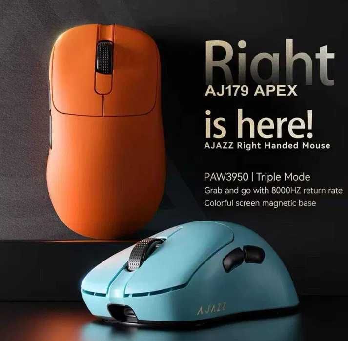 AJAZZ AJ179 Apex беспроводная игровая мышь с зарядной станцией 8Khz