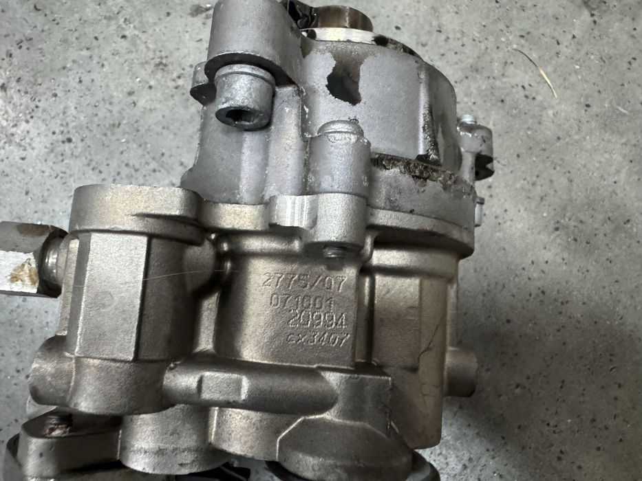 Słupek silnik n53 272k  alternetor kompresor klimy wiązka e90 e60