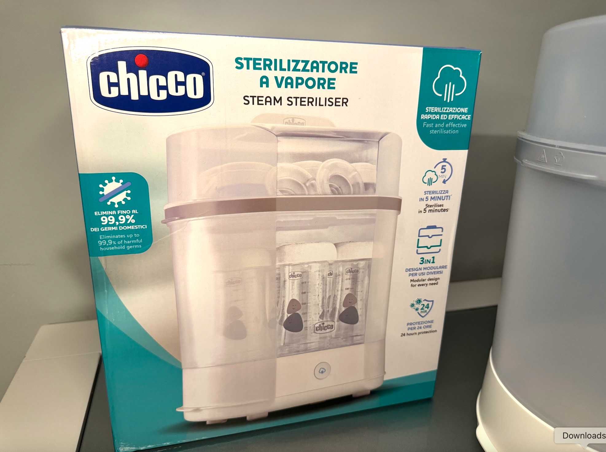 Esterilizador biberões Chicco