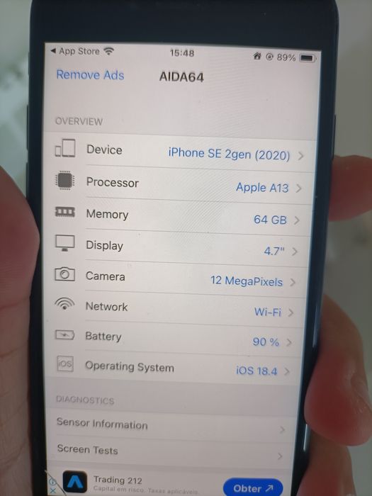 iPhone se 2020 - Preto