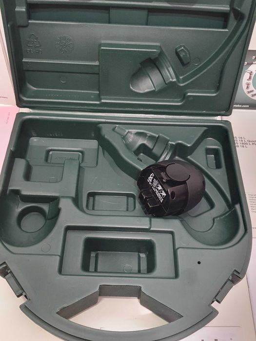 Zestaw walizka + akumulator 4,8v 1.25Ah Metabo Power Grip wkretarka