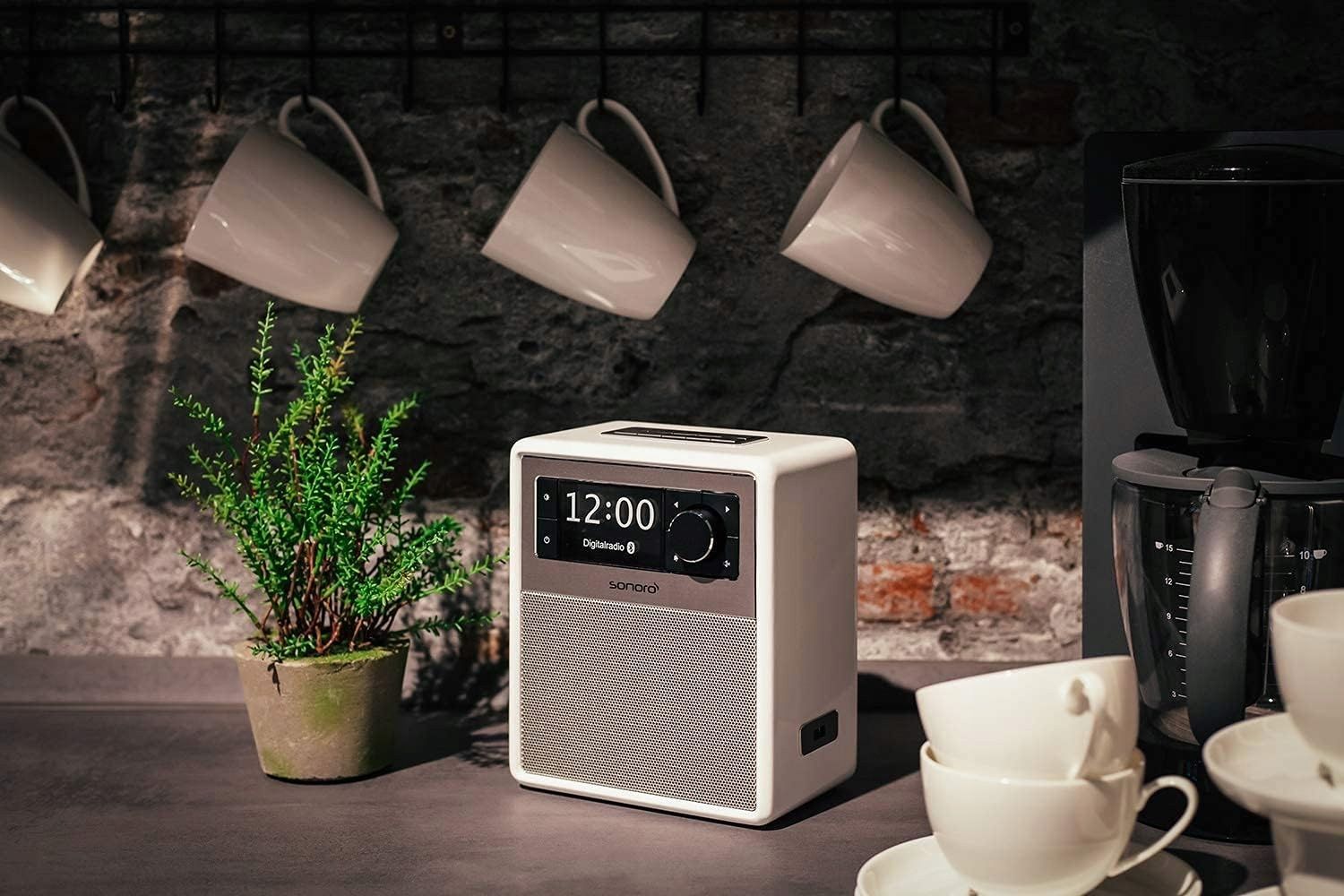 Radio sieciowe DAB+, FM Sonoro Easy - białe