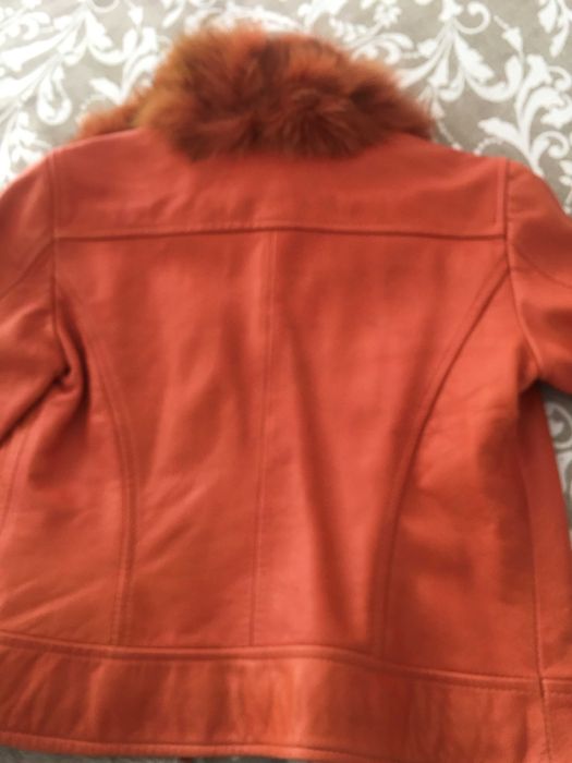 Casaco biker Maria.Miguel pele genuína n.38