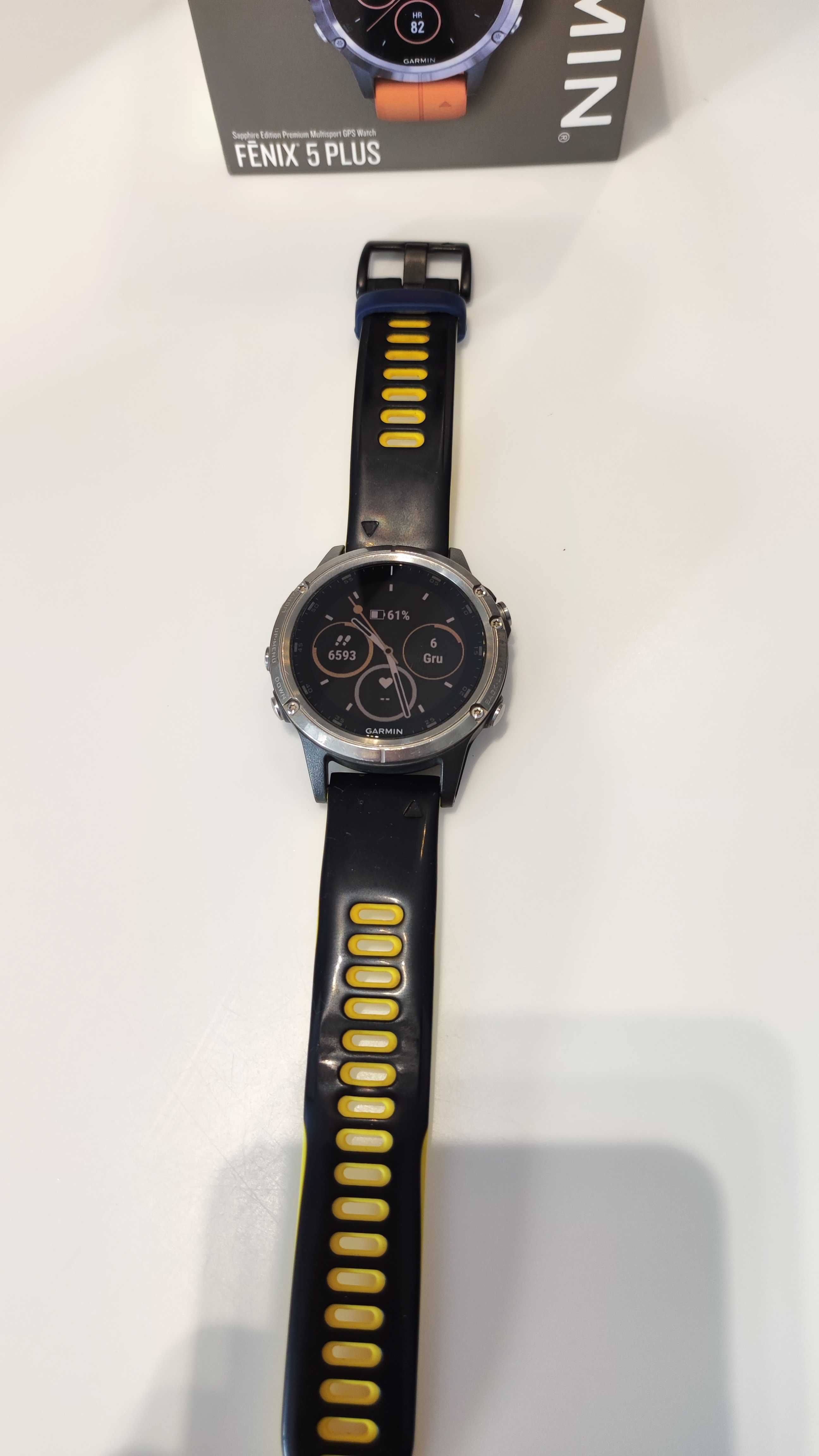 Zegarek Garmin Fenix 5 plus Sapphire Titanium