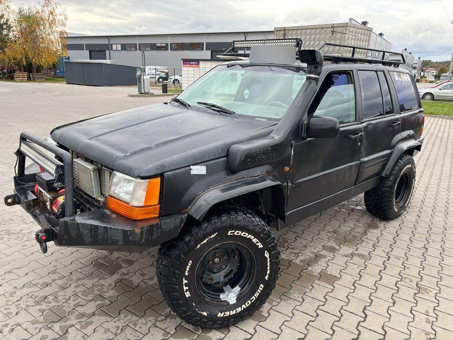Jeep Grand Cherokee ZJ 5.2 Benzyna 4x4 OFF ROAD Wyciągarka Bez rdzy !