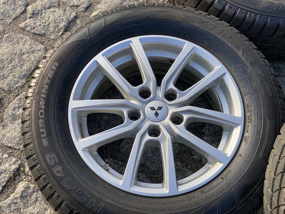 Alufelgi 5x114,3 Mitsubishi ASX + opony zimowe 215/65 R16 koła