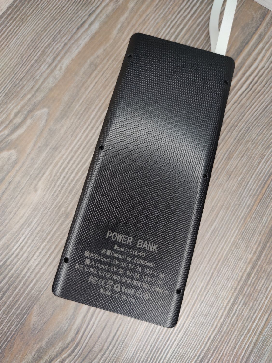 PowerBank 55000 mah QC/PD реальна ємкість, Повербанк з швидкою заряд