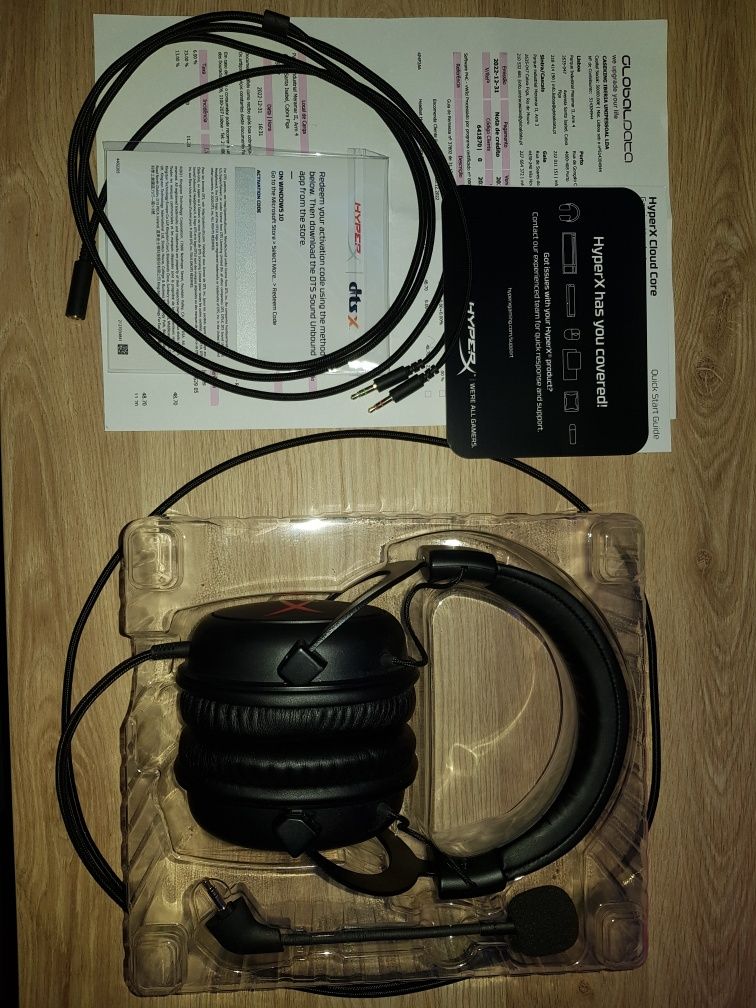 Headset HyperX Cloud Core (garantia)