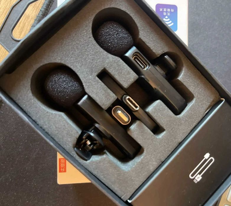 Беспроводной петличный микрофон - 2в1 микрофона петличка Type-C