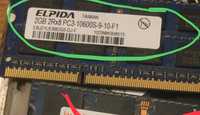 SO-DIMM SODIMM DDR3: 2Gb 2Rx8 PC3-10600S