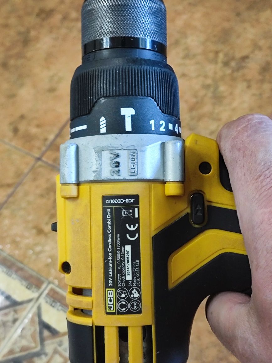 Безщіткова ударна дрель JCB-CD20Li 20V Li 3.0Ah