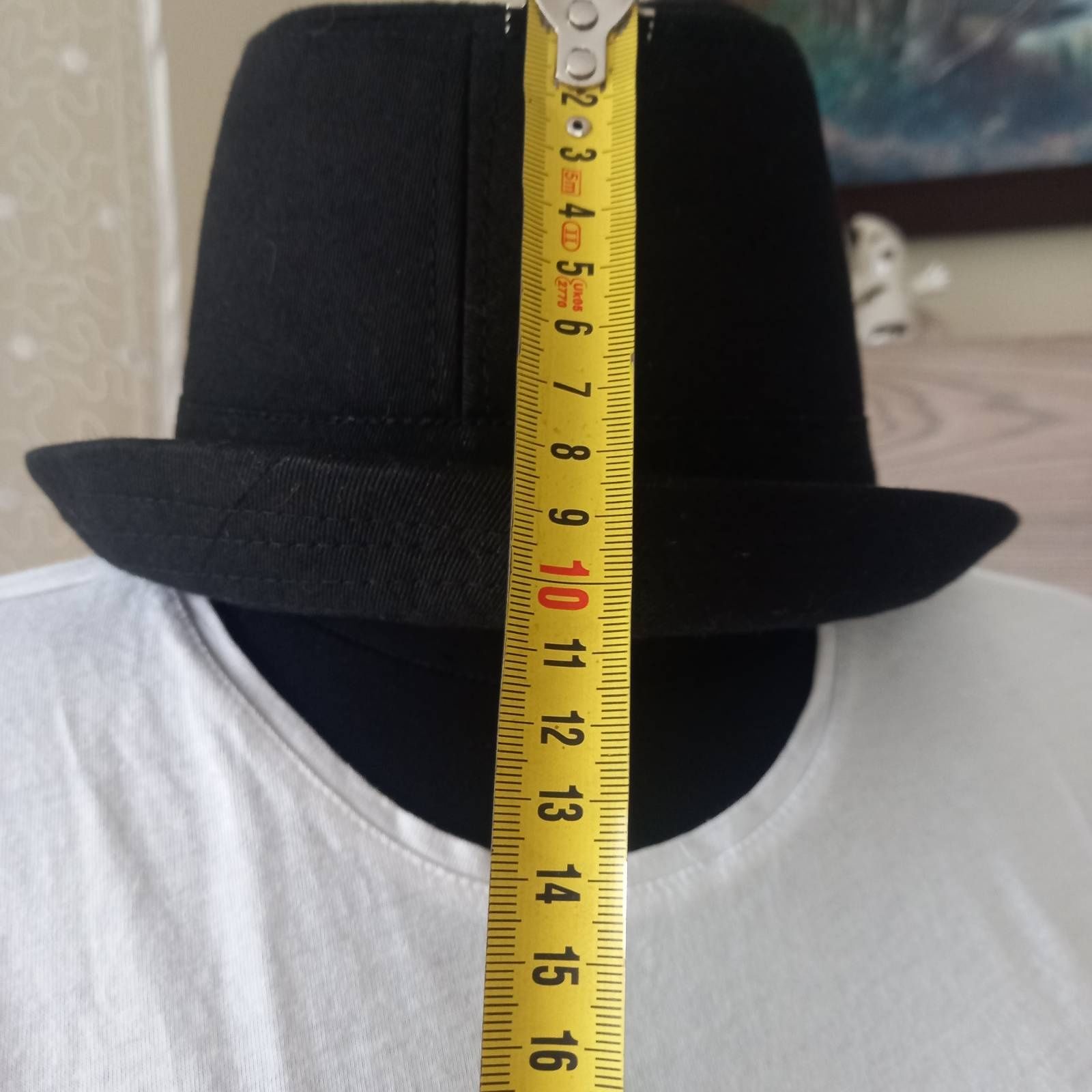 Czarny męski kapelusz Zara Man r. M