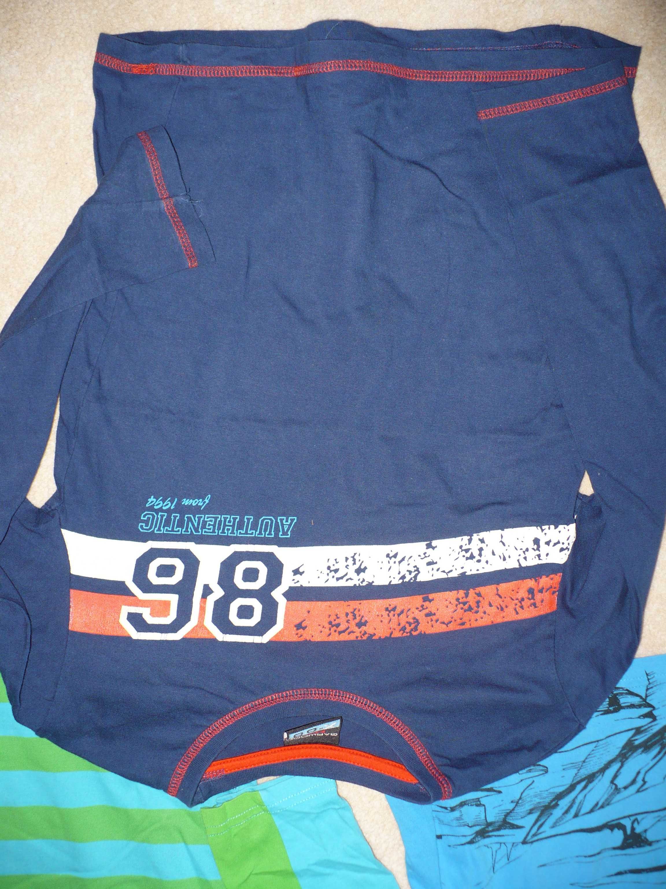 Trzy bluzeczki bawełna Superman _ 122-128 cm