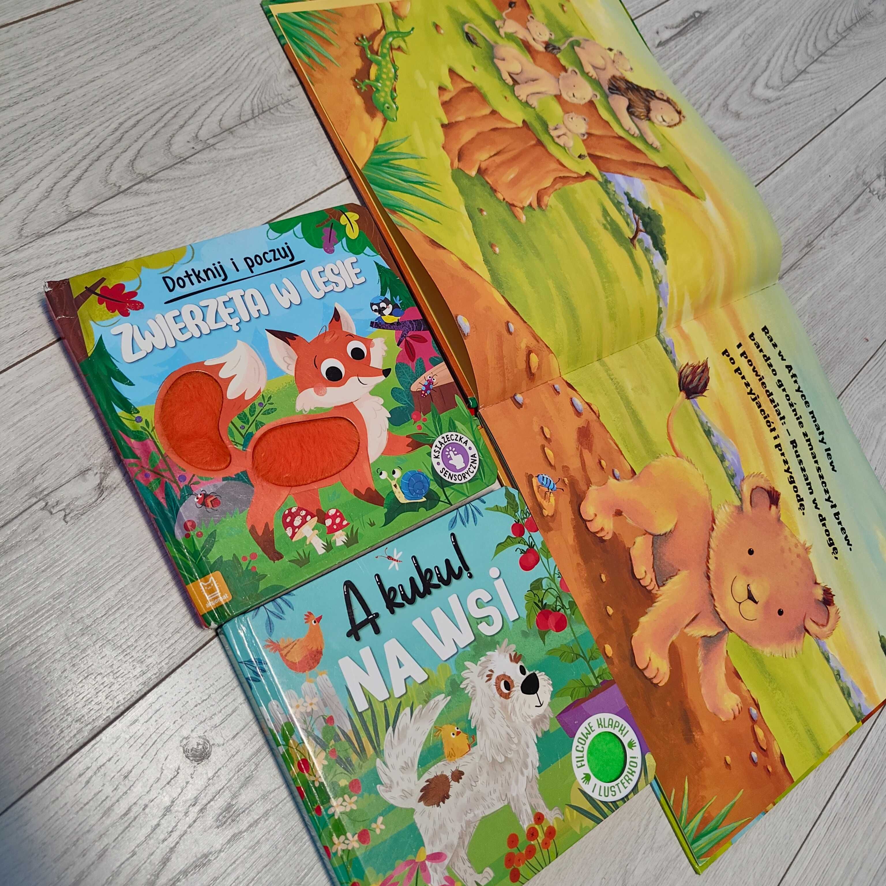 Książeczki sensoryczne 3 sztuki