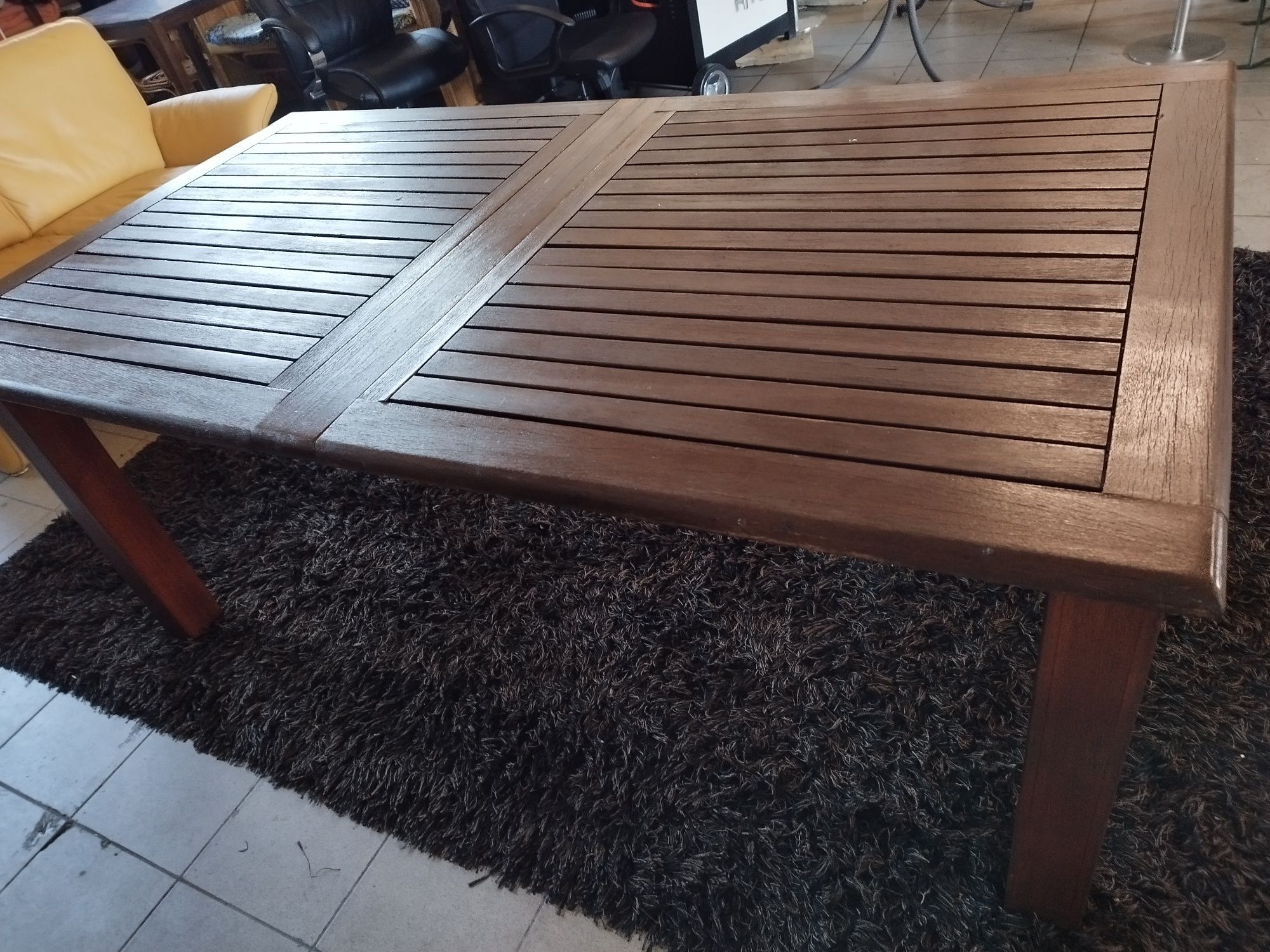 stół tekowy ogrodowy tarasowy super długi 260 cm VINTAGE