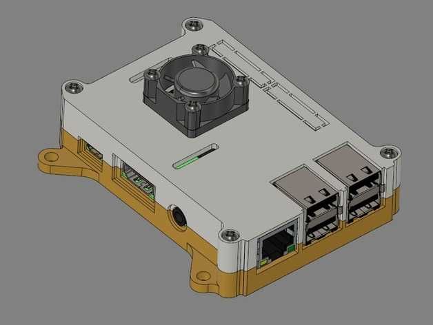 Caixas para raspberry 1B+, 2B, 3B, 3B+ em 3D